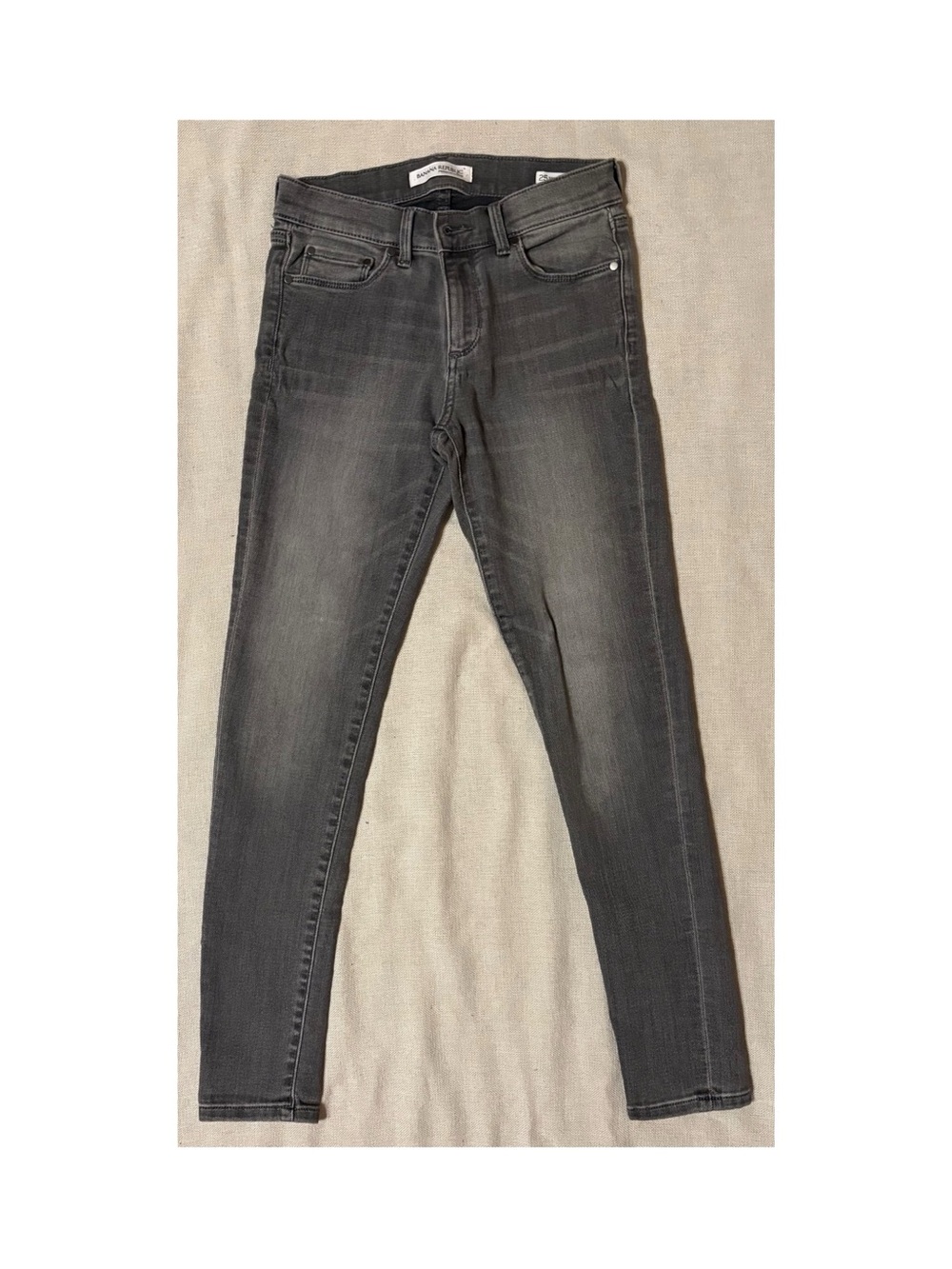 Banana Republic Men's Dark Grey Skinny Jeans